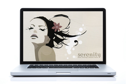 serenity beauty salon website